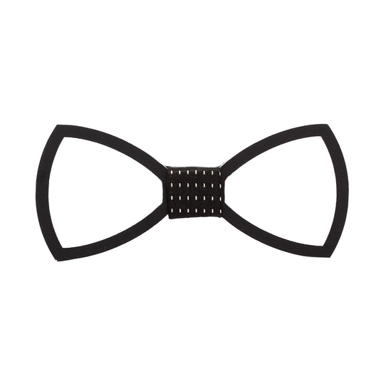 AXLON Men Wooden Style Bow Tie (WD_Hollow, Free Size)