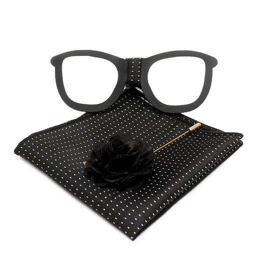 AXLON Men Wooden Style Bow Tie (WD_specs, Free Size)
