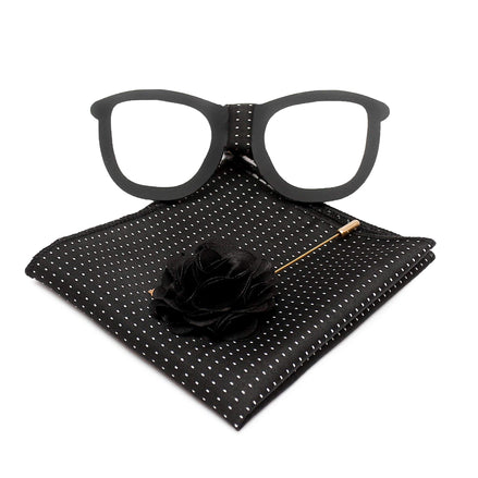 AXLON Men Wooden Style Bow Tie (WD_specs, Free Size)