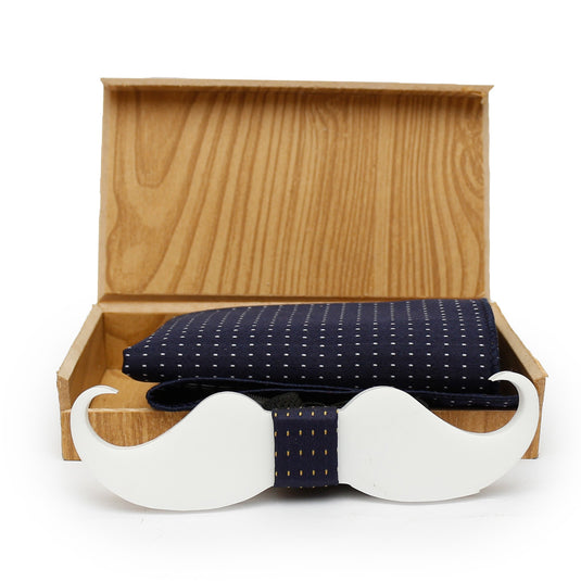 AXLON Men Wooden Style Bow Tie (WD_m3, Free Size)